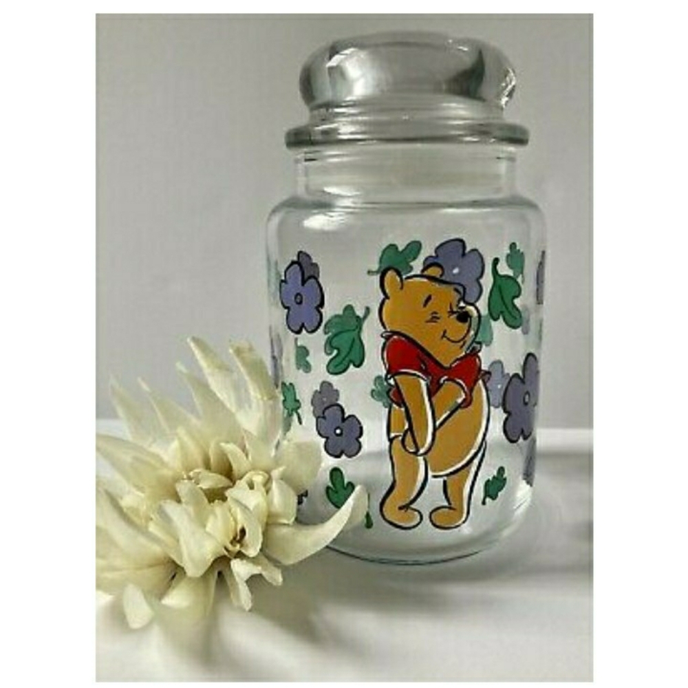 Vintage Anchor Hocking Disney Winnie The Pooh Jar